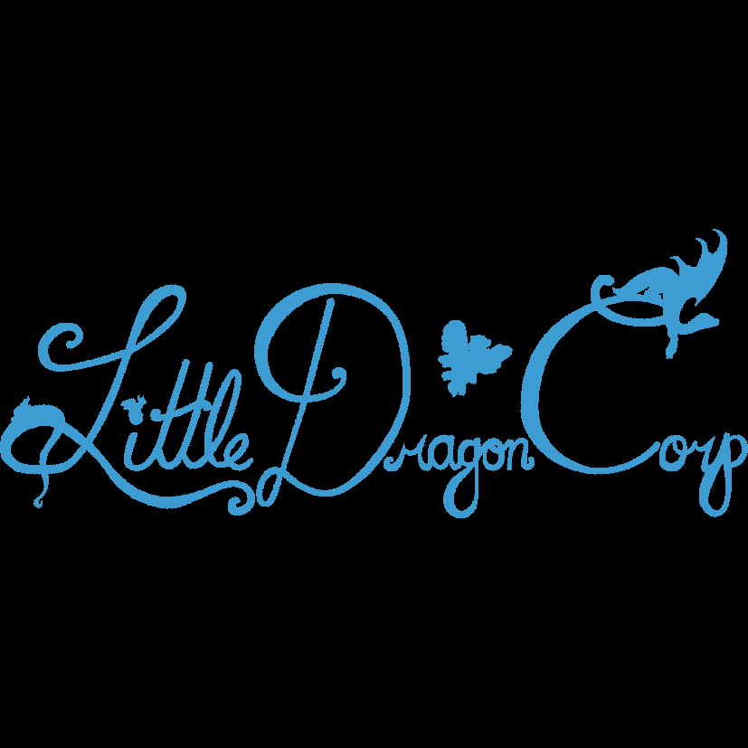 Little Dragon Corp Logo with black background