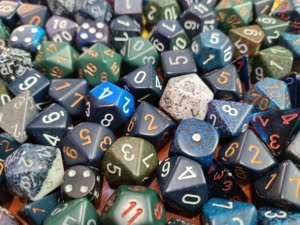 Chessex Curated Pound of Dice - Dark