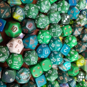 Curated Pound of Dice - Green