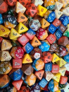 Curated Pound of Dice - Orange
