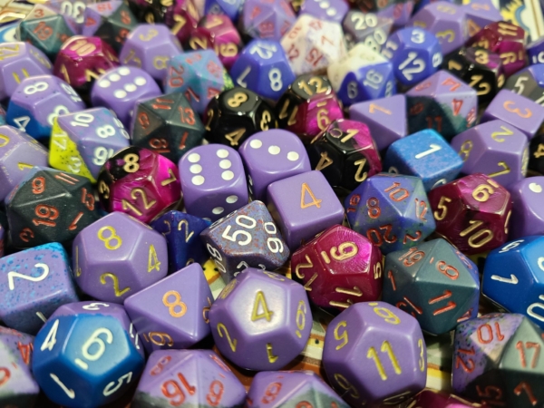 Curated Pound of Dice - Purple